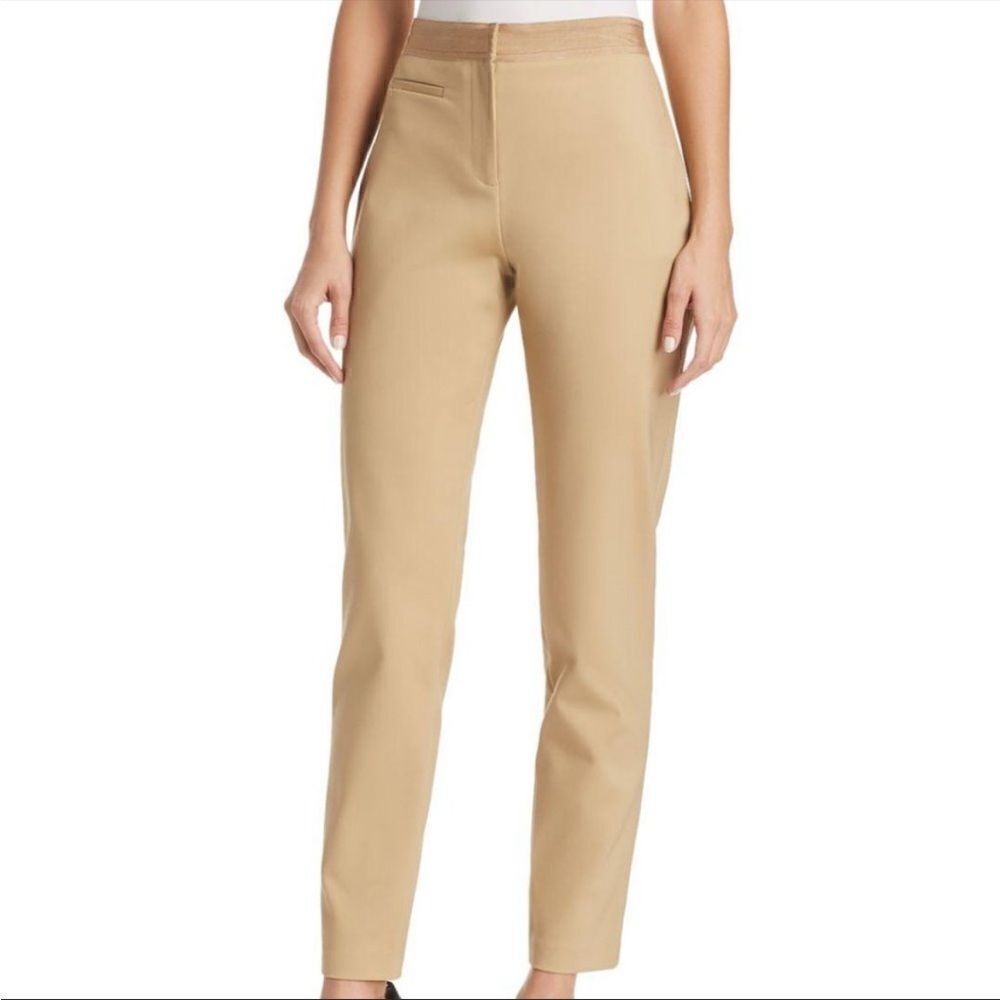 Badgley Mischka Khaki Ankle Length Pants, NWT.